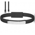 Bratara cu placuta gravata, cablu micro usb Bratara cu placuta gravata, cablu micro usb